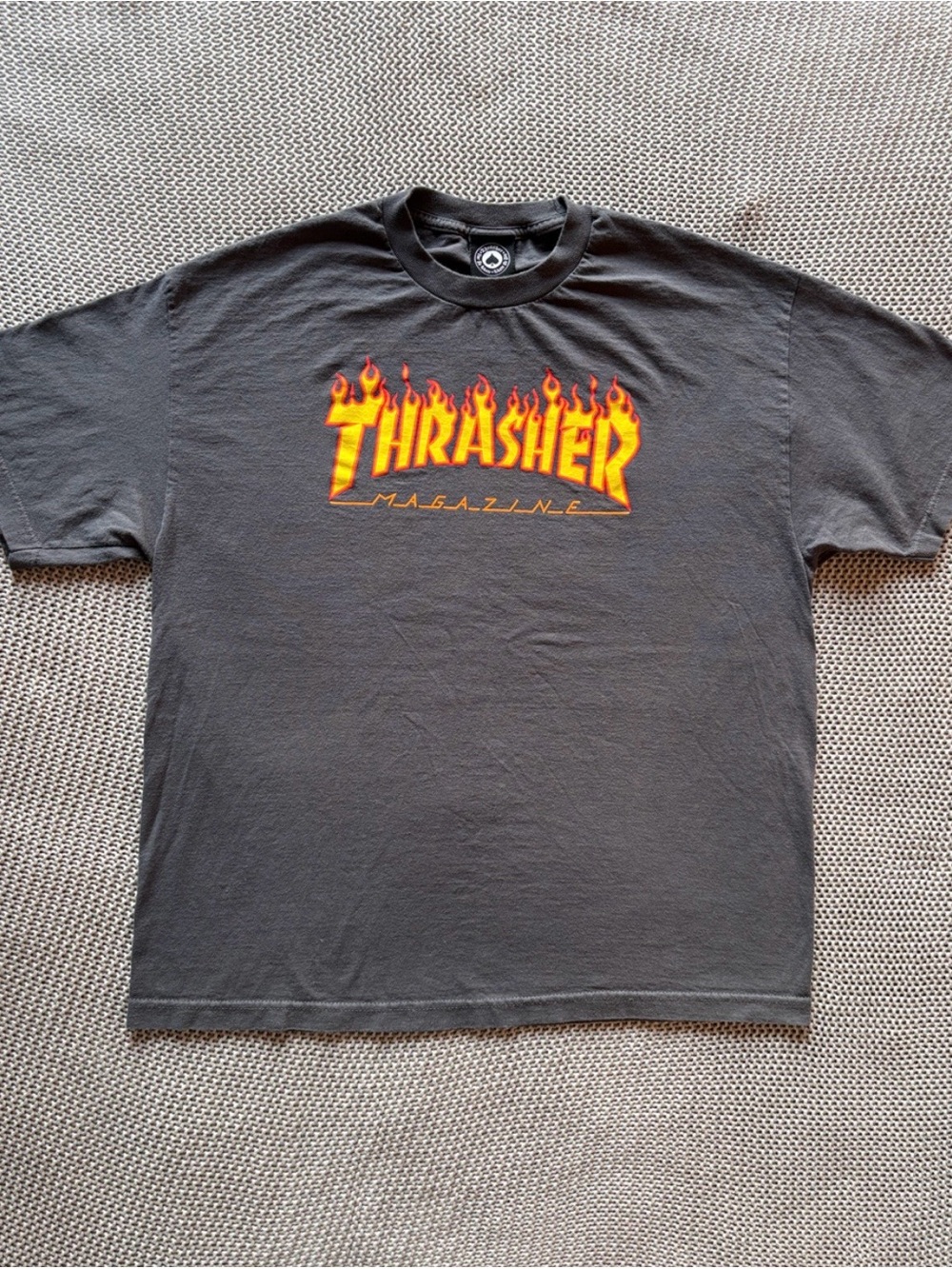 Y2K Thrasher Magazine Skate Flame Logo Shirt